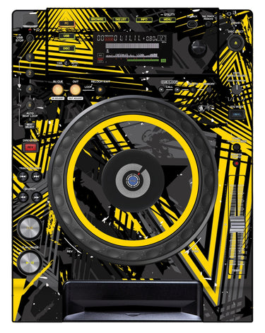Pioneer DJ CDJ 850 Skin Ridge Yellow